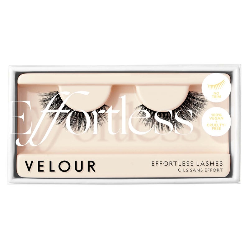 Velour Effortless Lashes Natural Looking False Eyelashes Fluffy  Lightweight No Trim Eyelashes Reusable Fake Lashes For All Eye Shapes Vegan  CrueltyFree Lash Glue not Included Final Touch